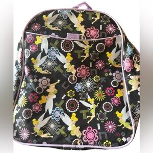 Women’s/Girl's Disney Tink Black Backpack Lilac Purple